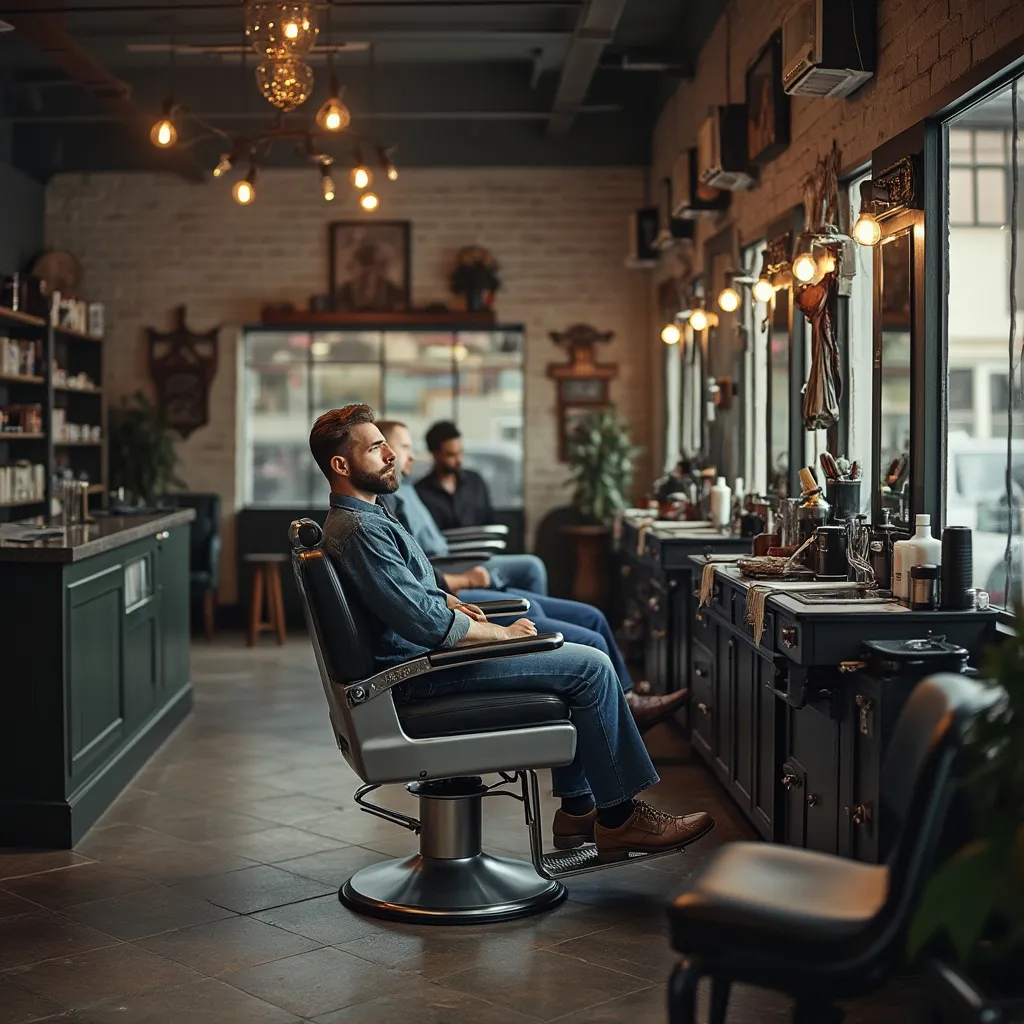 Afiliado con productos de barbería